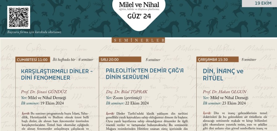 MilelNihal Güz '24 Seminerleri Başlıyor