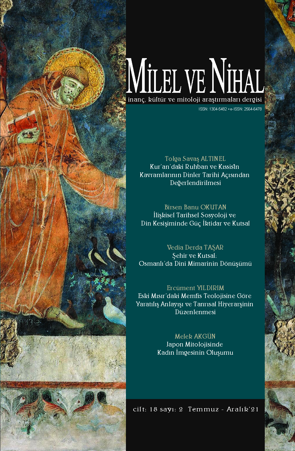 Cilt Volume Say Issue Milel Ve Nihal